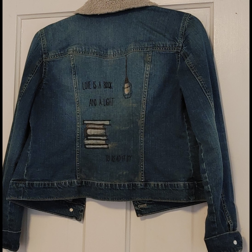 Painted Denim Jacket - image 1